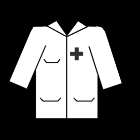 médecin: blouse / blouse de laboratoire